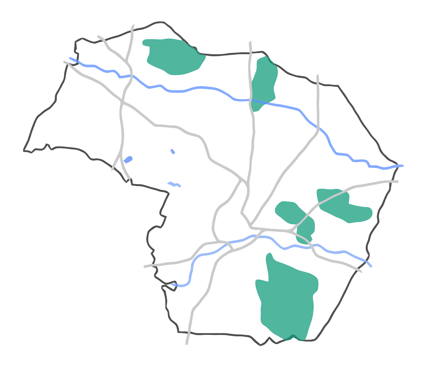 Kartenansicht von Ostbevern